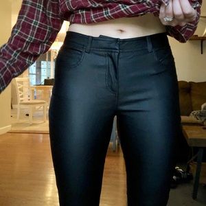 Faux Leather Jeggings